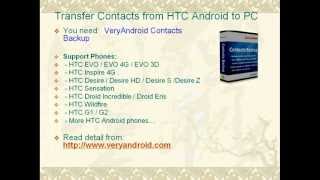 Backup and transfer HTC Desire HD contacts to computer with ease screenshot 5