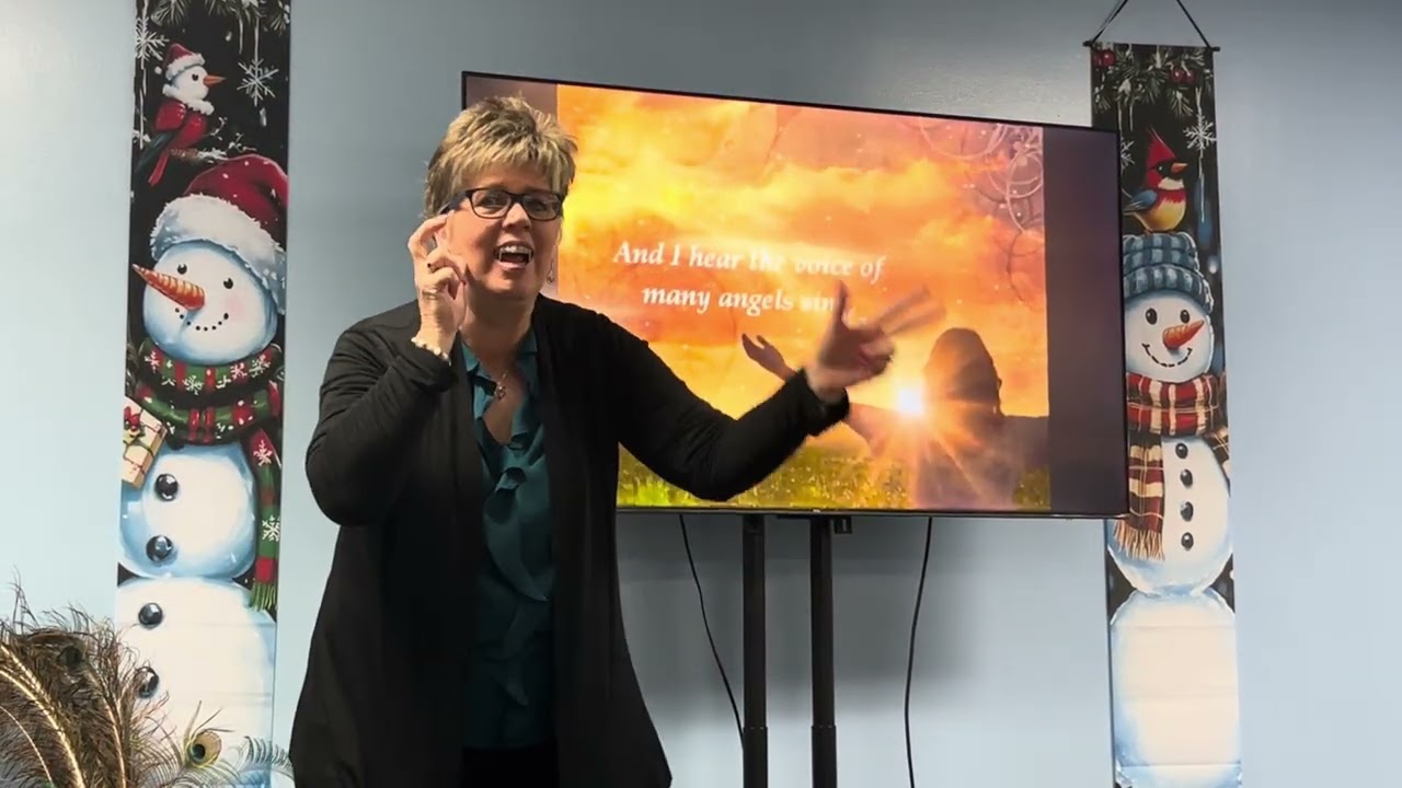 1/25/2026: Sharon signing ASL, “I Will Rise” by Chris Tomlin. (No sound).