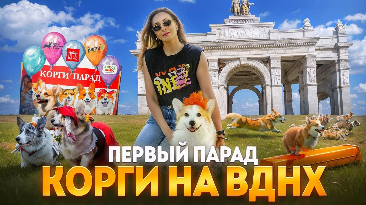 ПЕРВЫЙ ПАРАД КОРГИ НА ВДНХ