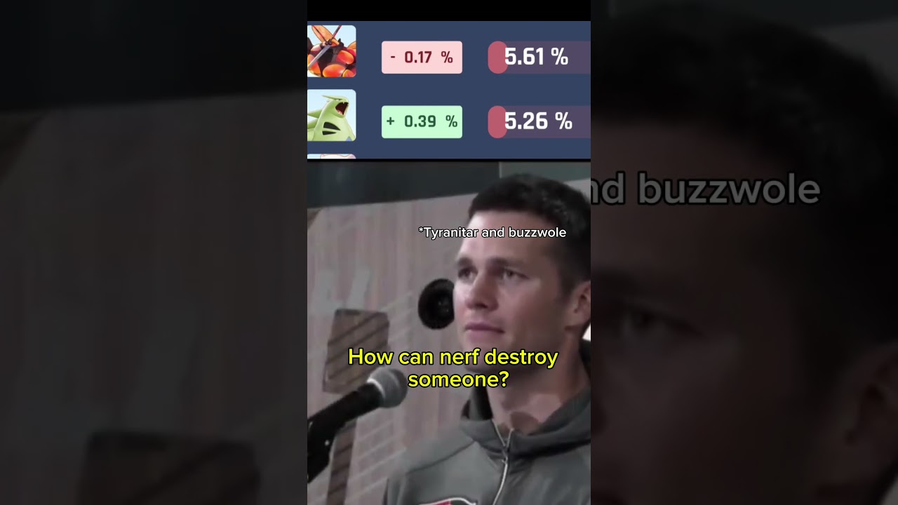 Nerf destroyed both Tyranitar and Buzzwole 😭😭