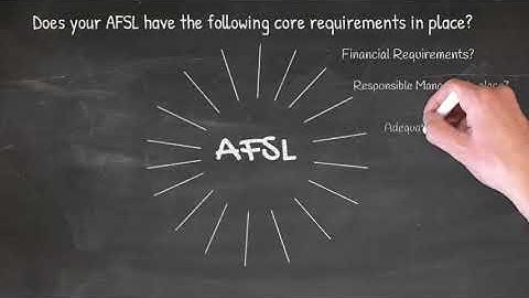 AFSL Compliance obligations