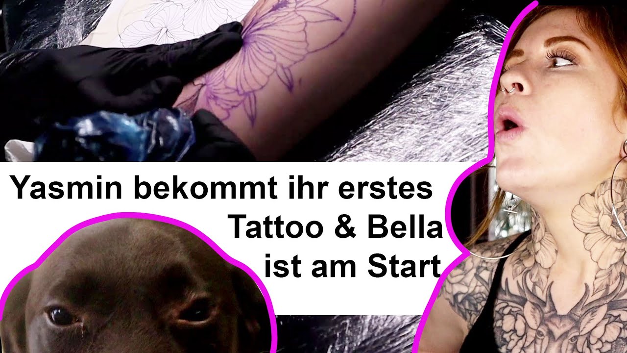Yasmins erstes Tattoo 🤩💕 und Bella ist auch am Start🥰  II Vlog Nr.18 #finelinetattoo #flashinglines