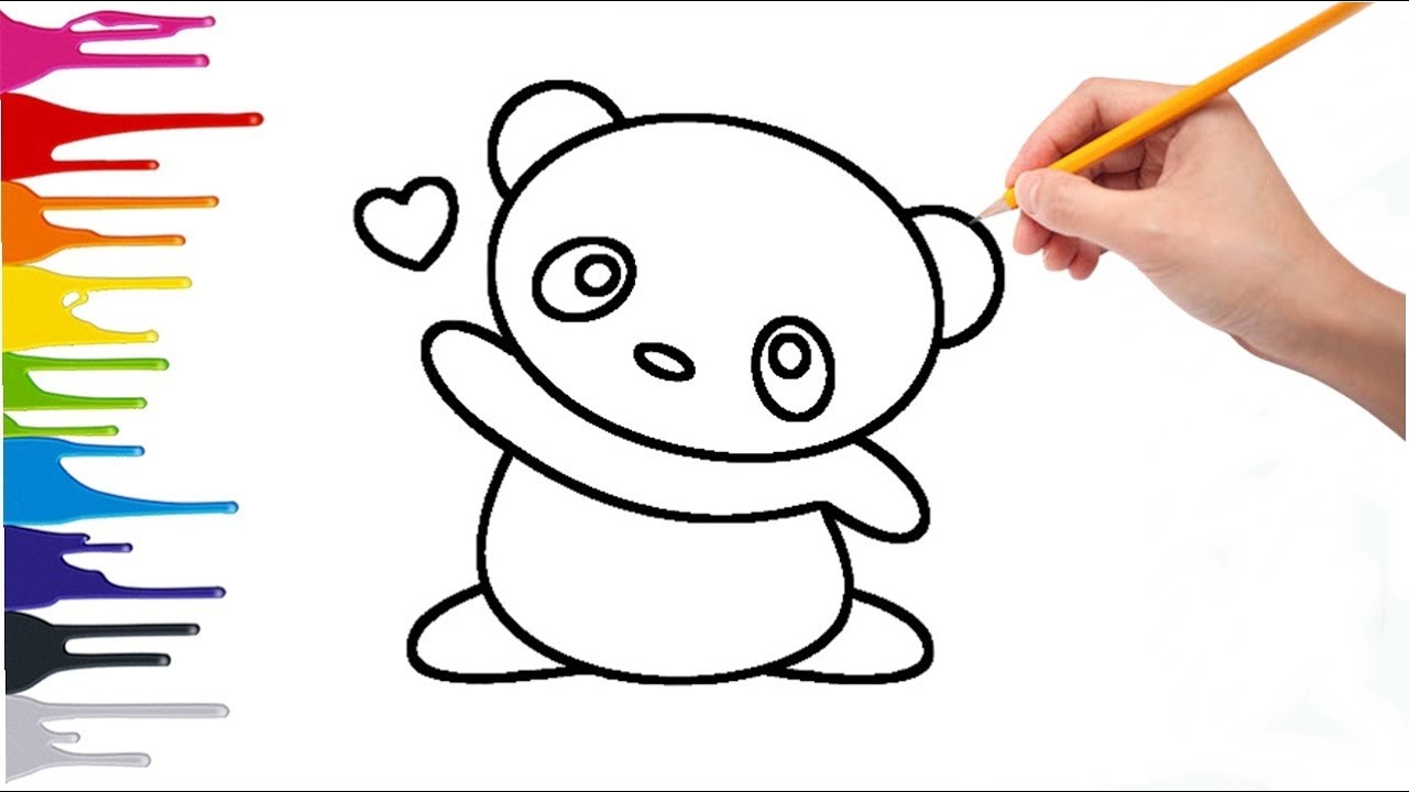 COMO DESENHAR UM URSO FOFINHO - DESENHOS FOFOS - YouTube