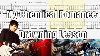 My Chemical Romance Drowning Lesson Guitar Cover With Tab