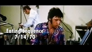 ELVIS PRESLEY - Eating Sequence ( 7/14/70 )