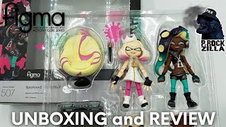 全新 figma Splatoon2 Off the Hook フィギュアセット Figma Splatoon 2 Off The Hook | Pearl & Marina | Unboxing & Review