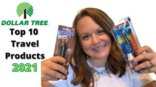 TOP 10 TRAVEL PRODUCTS AT DOLLAR TREE - 2021 | Travel items $1 or less! | The Everyday Escape