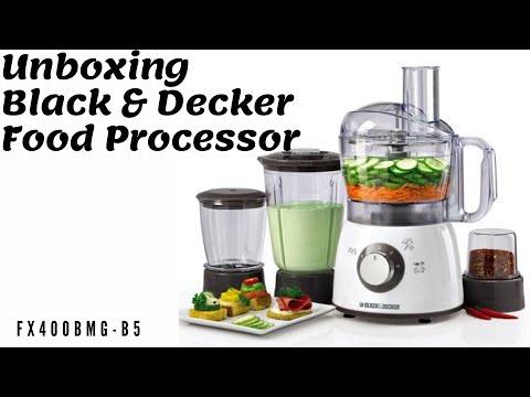 Black & Decker Multifunction Glass ChopperReview and Unboxing by R Food  studio 