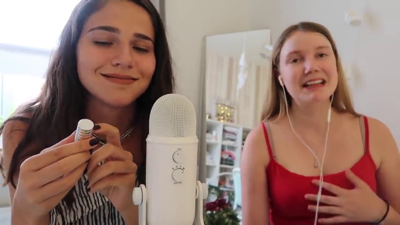 ASMR friend tries giving me tingles ASMRBYLISA YouTube