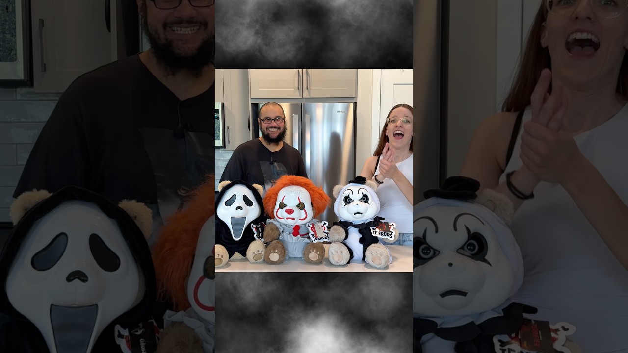 Teddy Terrors 🧸🖤 #horror #halloween #horrormovie #horrormovies #halloweendecor #movie #movies