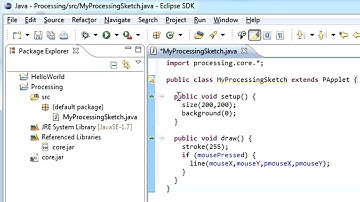 Combining Processing and Eclipse