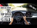 Audi A6 Avant 2.0 TDI Ultra (2017) - POV on german Autobahn - Top Speed Drive