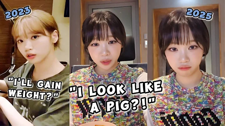 CHAEWON couldn’t help but laugh at what a fan said to her while she was eating 😂