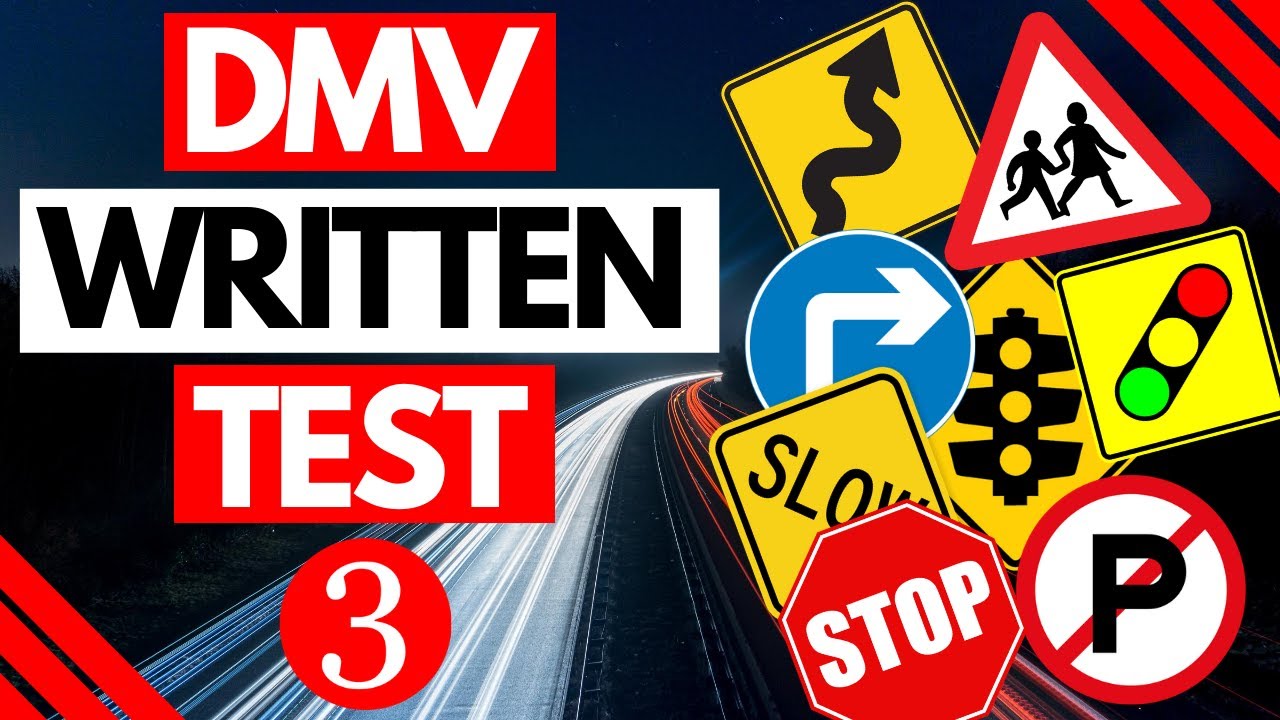 Dmv Written Test Questions And Answers Part 3 Dmv Permit Test Study Guide Youtube