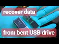 data recovery flash drive that was bent PNY 128GB