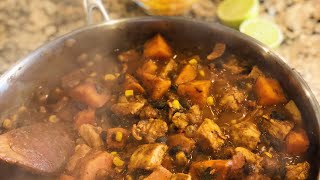 Mexican Chicken, Sweet Potatoes, Black Beans & Corn Skillet! I EstherDees Kitchen