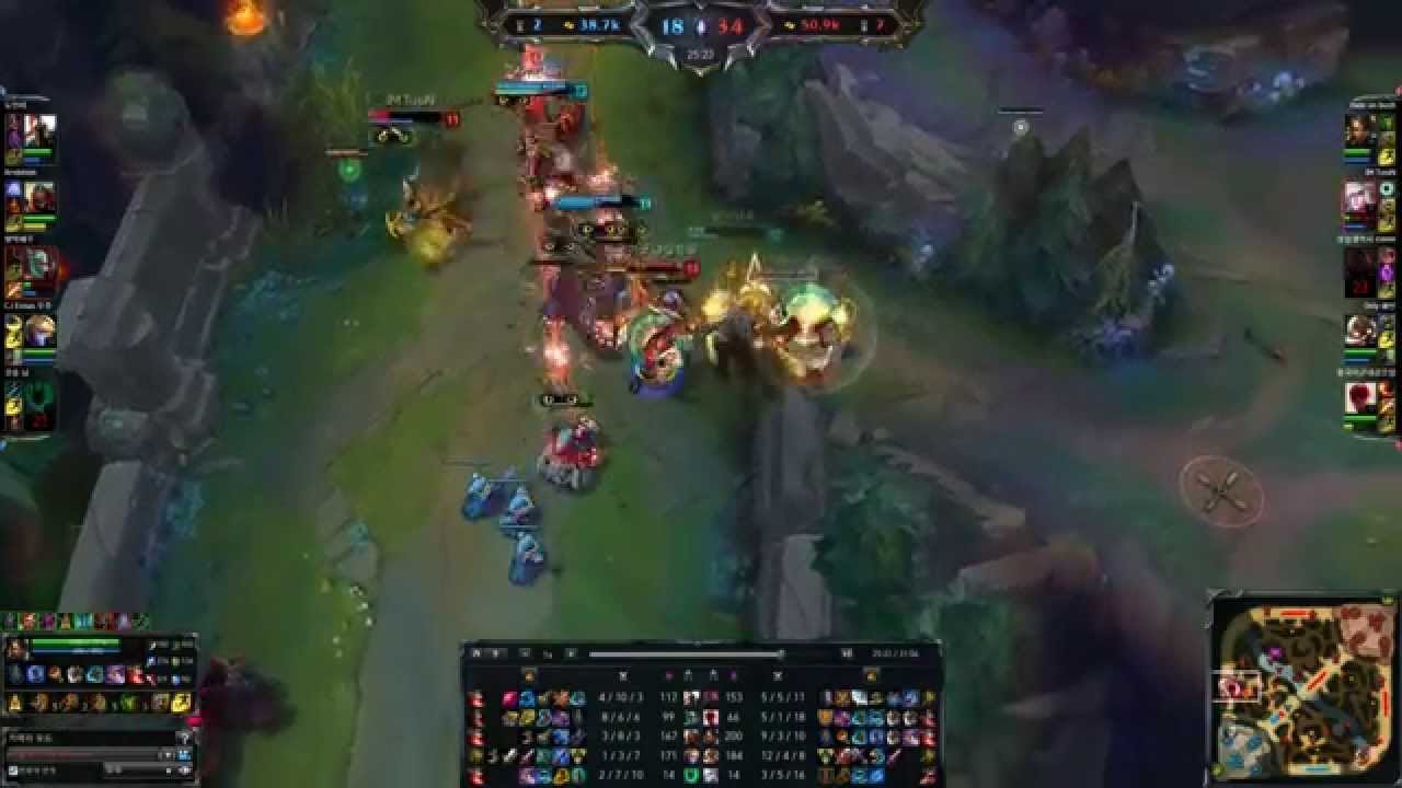 SKT T1 Faker Nidalee vs Zed - CJ Entus Ambition - Faker outplay