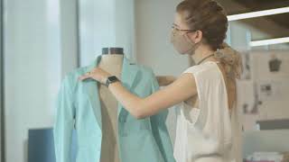 Keyvan Aviation proudly presents antibacterial cabin crew uniform.