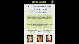 The North and South Lunar Nodes from Northern and Southern Hemisphere Astrology Charts - Explained