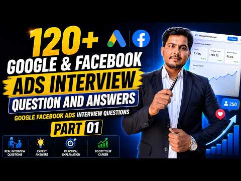 Most Asked Facebook & Google Ads Interview Questions Explained PART -01
