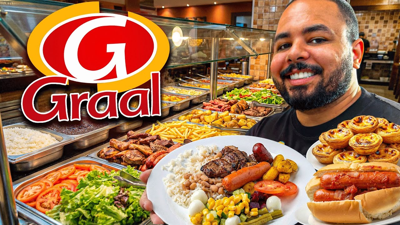 JANTEI NO BUFFET DO GRAAL *isso depois de encarar 3,6kg no almoço 