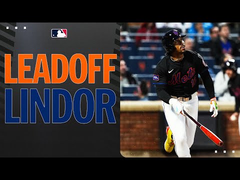 BIG APPLE BLAST! 🍎 Francisco Lindor hits his 4th leadoff