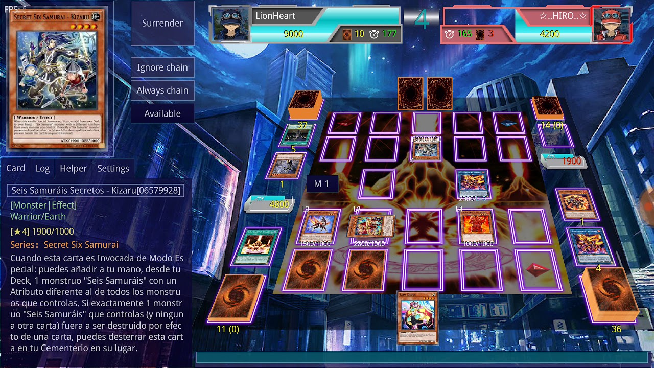 Yugioh ygoproes 🔥LionHeart🔥 (salamangreat) vs ☆..Hiro..☆ (six samurai