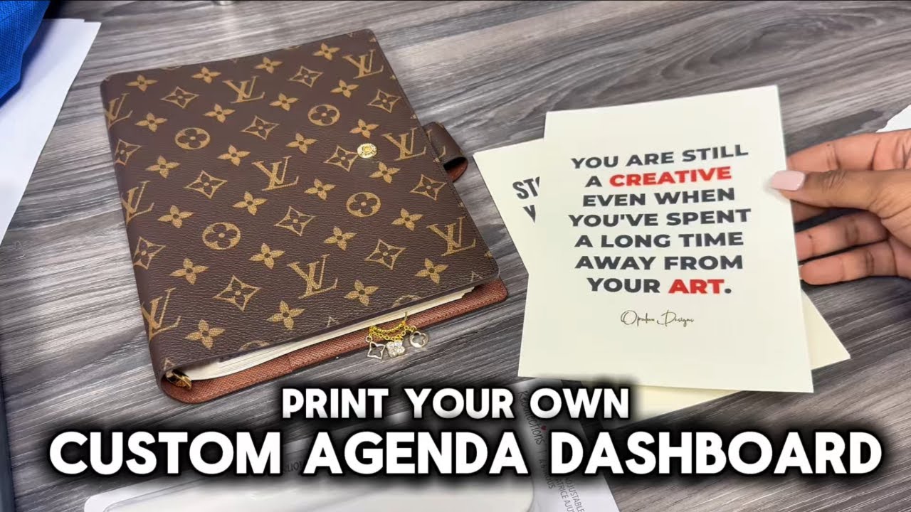 Agend Using Card DIY A5 Agenda Inserts Using Card Stock + Hole Punch | Planner ...
