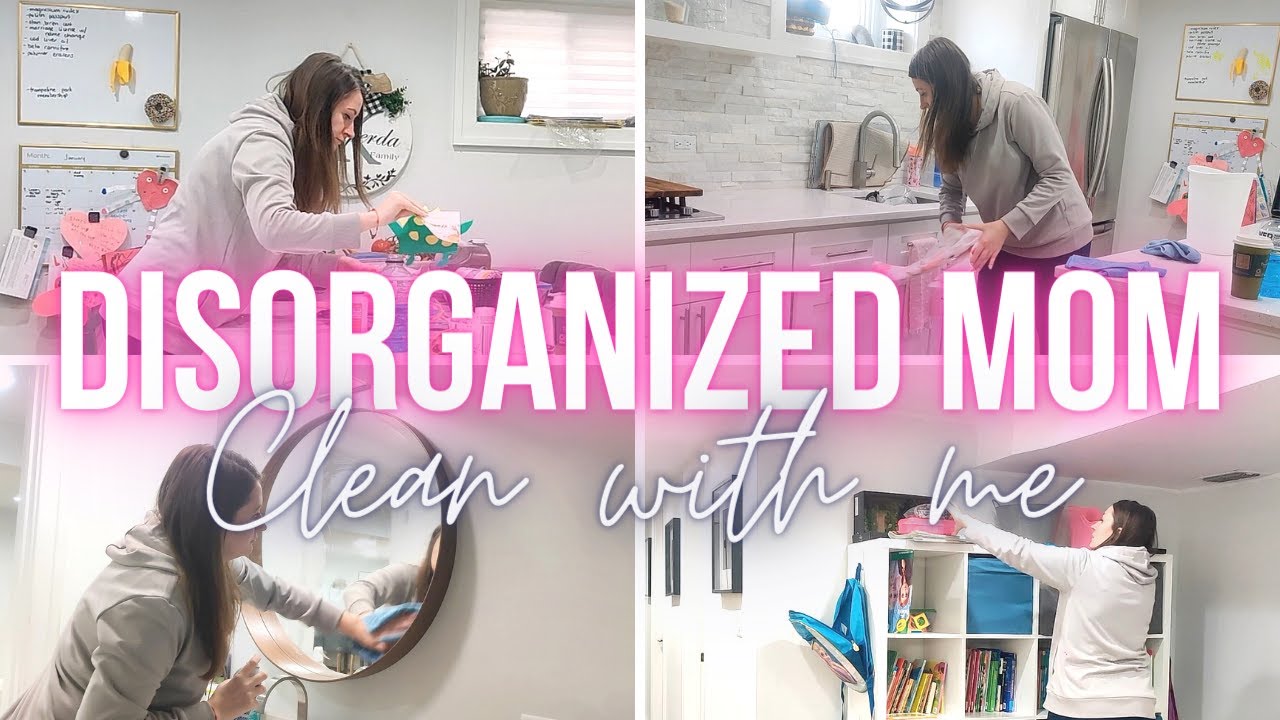 MESSY HOUSE CLEAN WITH ME | SPEED CLEANING MOTIVATION | CLEAN ORGANIZE ...