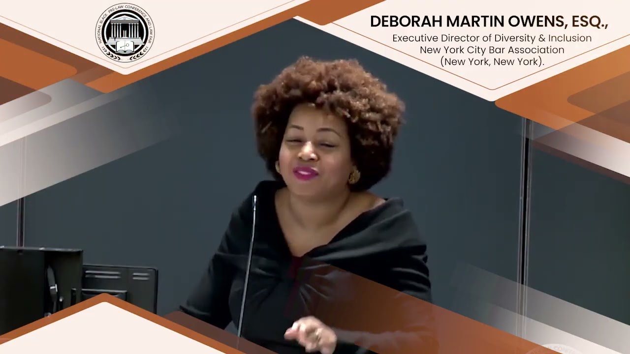 Flashback Spotlight: Deborah Martin Owens, Esq. at the National Black Pre-Law Conference