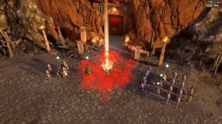 Age Of Mythology Retold Aztec Obsidian Mirror Fumigate Cave battle Moderate