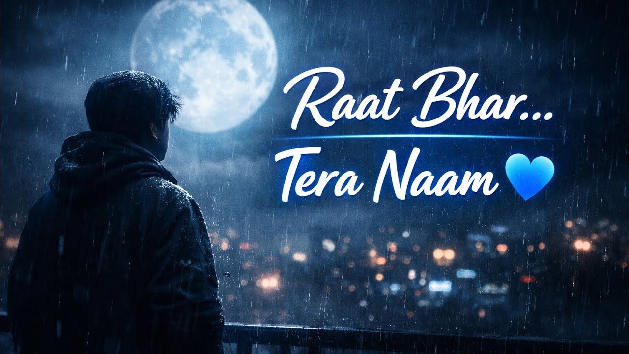 Raat Bhar Tera Naam | sad song hindi song tirending song varel song lofi song |