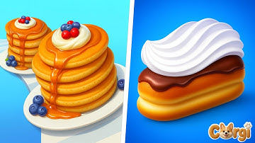 Pancake Stack Run VS Perfect Cream - All Levels Satisfying Walkthrough Gameplay