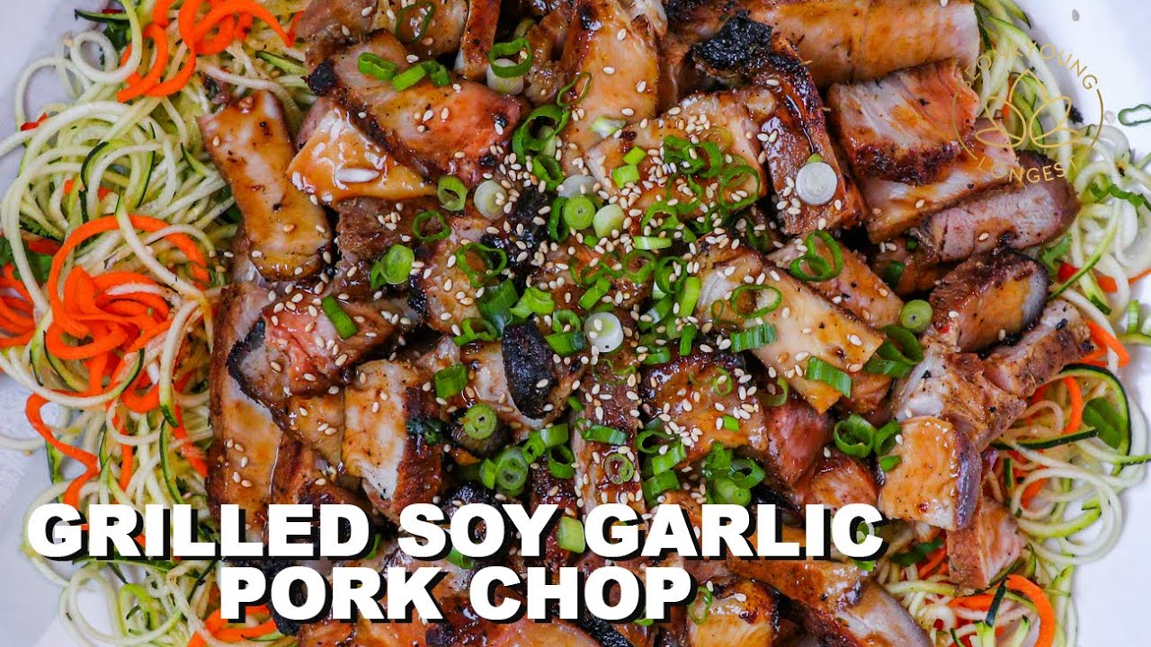 Caramelized Soy Garlic Pork Chop for Summer Grilling | Seonkyoung Longest