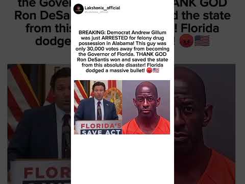 Andrew Gillum Arrest News 🇺🇲
