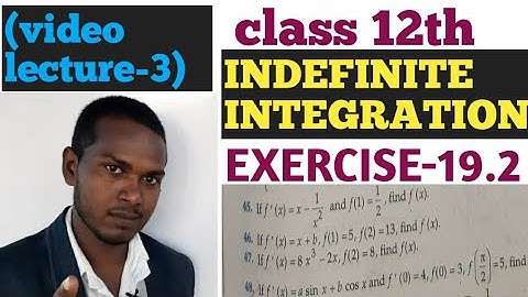 CLASS 12TH MATH | R.D.SHARMA CHAPTER 19.2| VIDEO LECTURE -3 |TYPE-3|