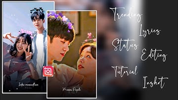 Trending lyrics Video Status Editing tutorial|| Inshot complete Video Editing Tutorial Tamil