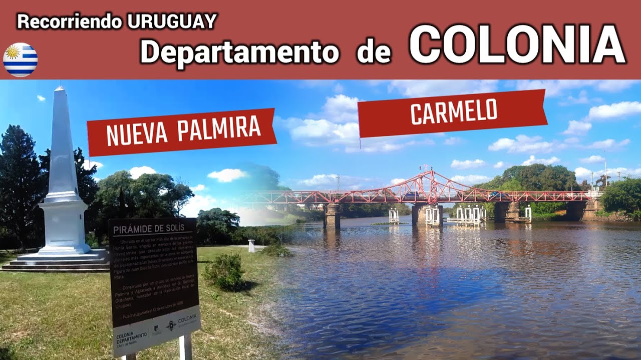 NUEVA PALMIRA y CARMELO 2 ciudades del Departamento de COLONIA, Punta Gorda y la única PIANOLA