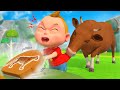 Animal names and sounds for kids dairy cow pig tiger monkey  animals cartoon  funny cartoons