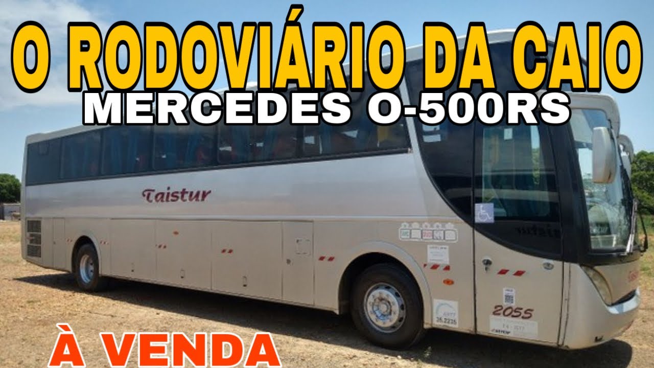 CAIO GIRO 3600 À VENDA - VEÍCULO DIFERENTE PORÉM CONFIÁVEL PELO CHASSI MERCEDES O500RS