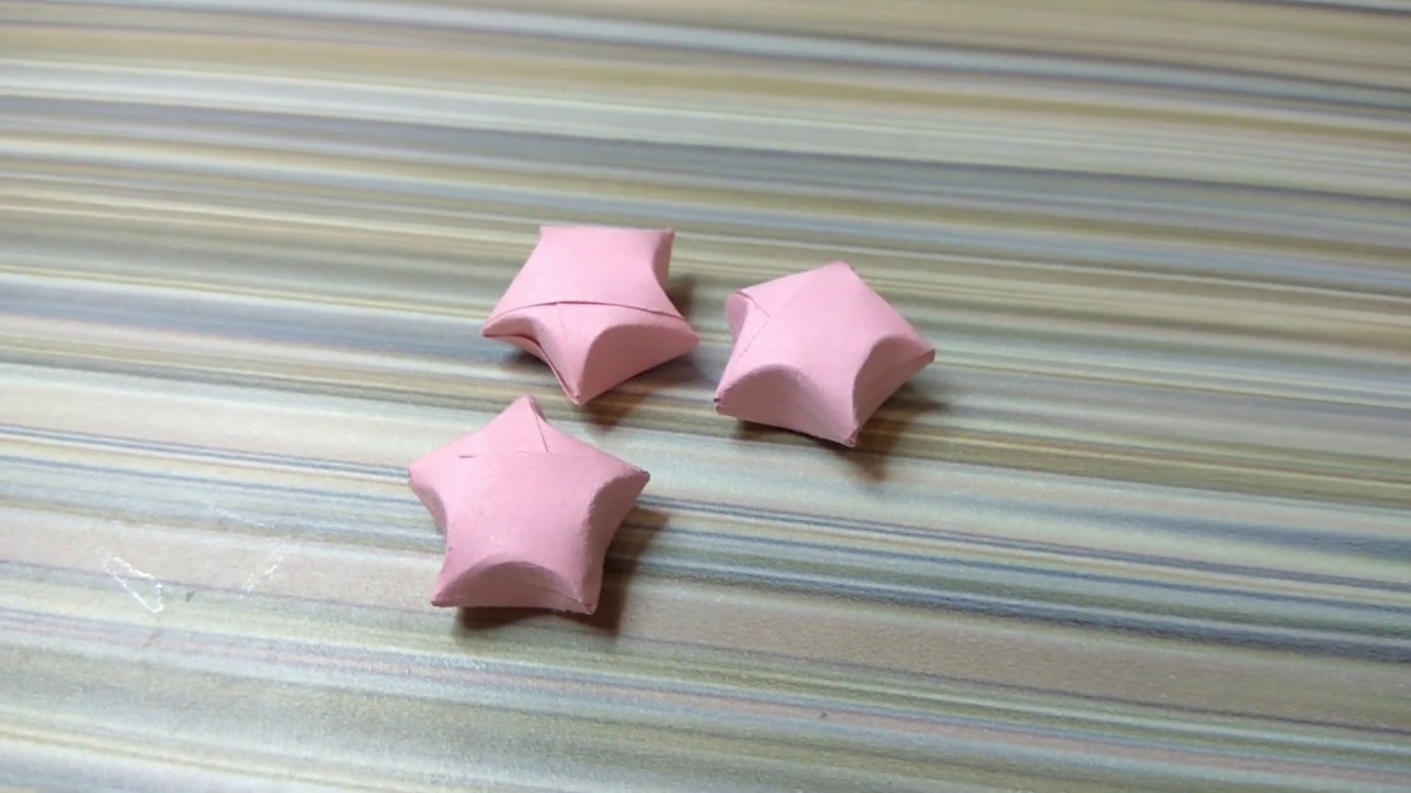 DIY: Звездочки счастья | Объемные звездочки из бумаги - YouTube