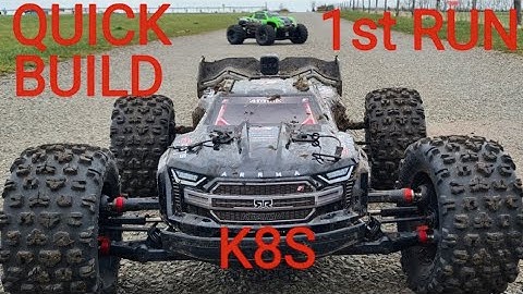 Kraton 8s EXB build and first run . K8S V XMAXX PART 1 (max5 800kv motor 34/39 )