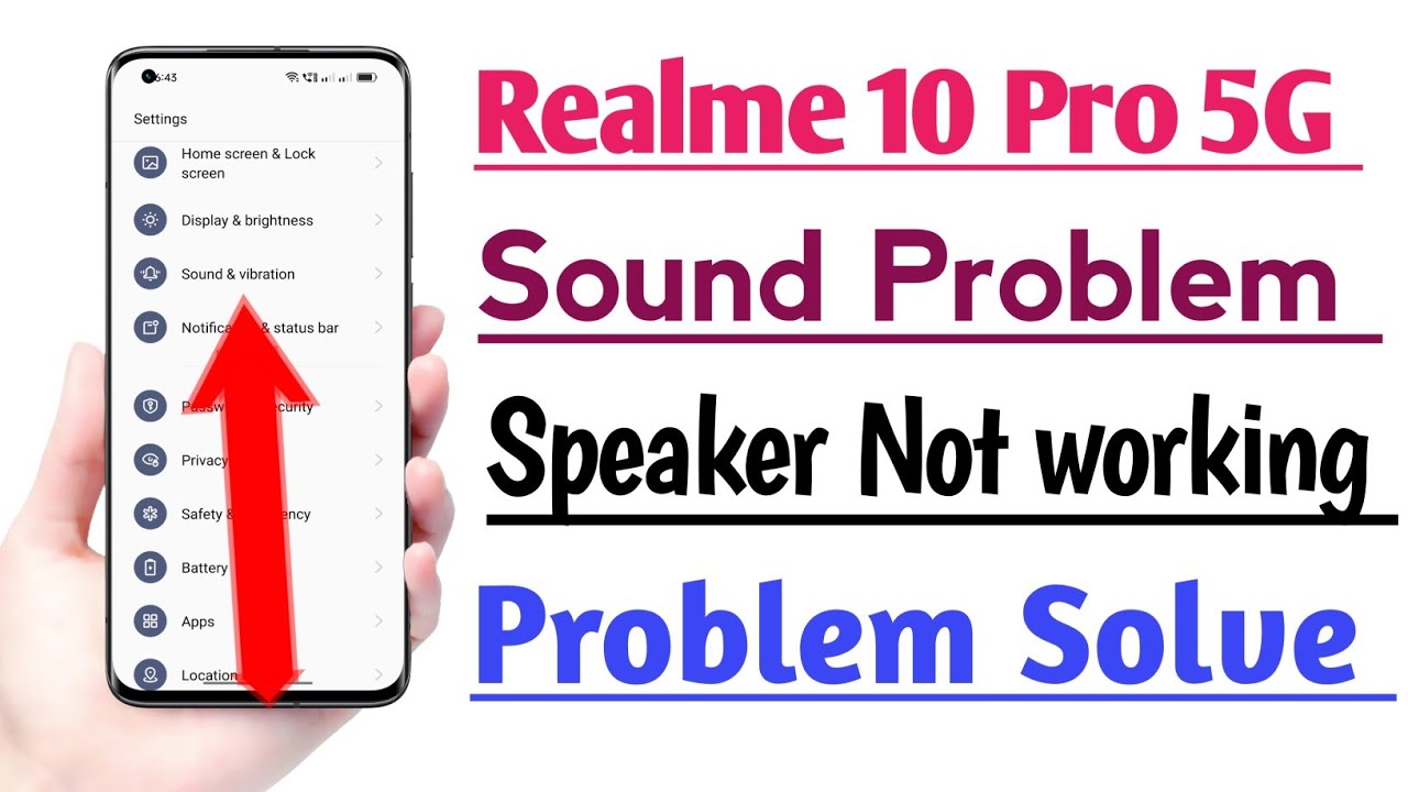 realme 10 pro 5g sound problem