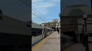 #4612 leads a train as it departs Secaucus Junction