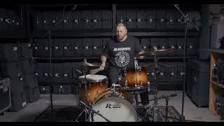 Powertone Sunburst Lacquer Drumkit From Rogers
