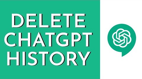 How To Delete ChatGPT History | Clear Chat GPT Conversation (2023)