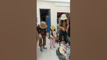 Cả nhà đội mũ tóc giả dễ thương #mutocgia