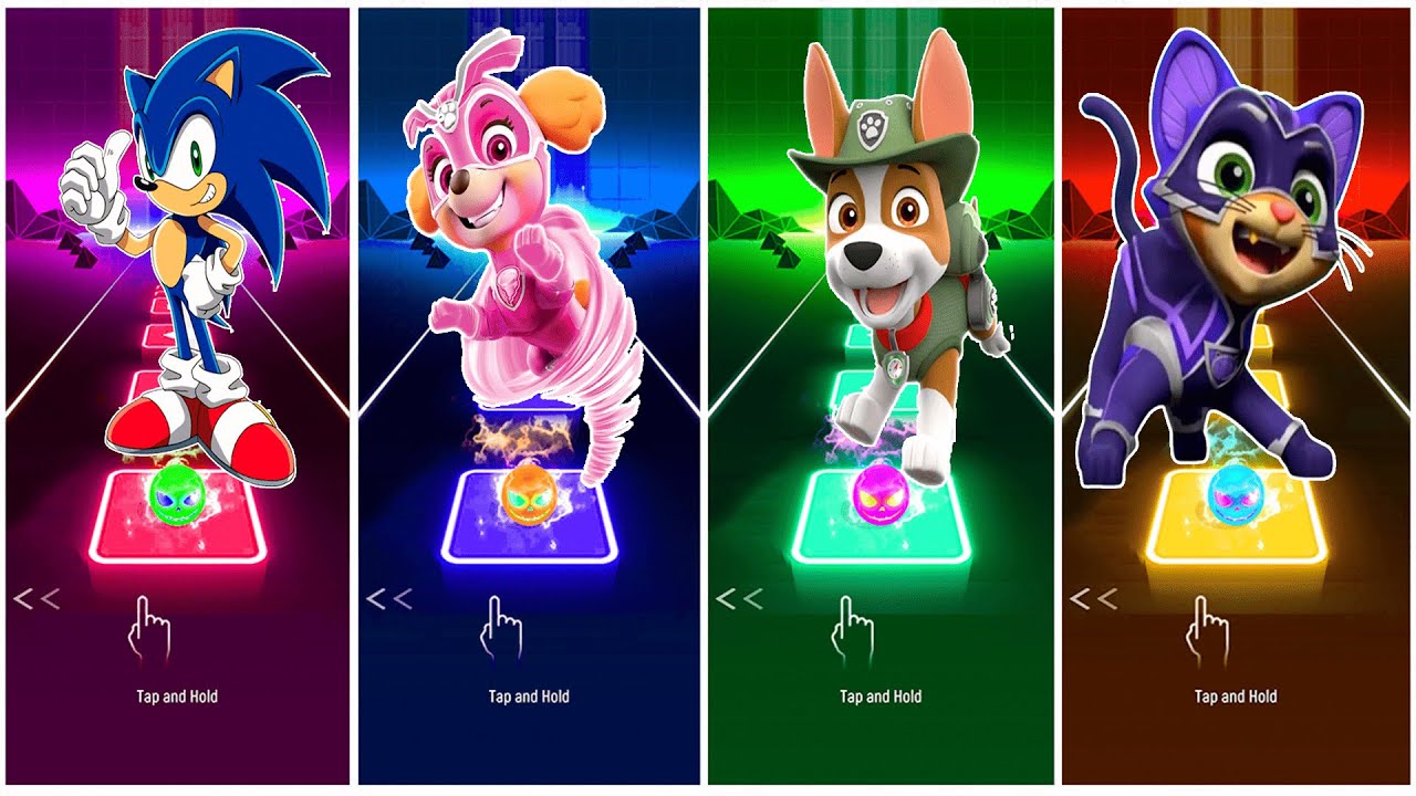 Sonic 🆚 Skye 🆚 Tracker 🆚 CopyCat.🎶 Who Is Best?