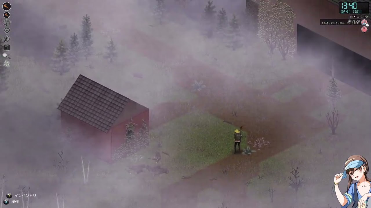 道路整備(物理)。人生ゾンボ【Project Zomboid】#13