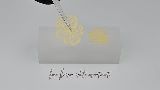 Lace flower white assortment